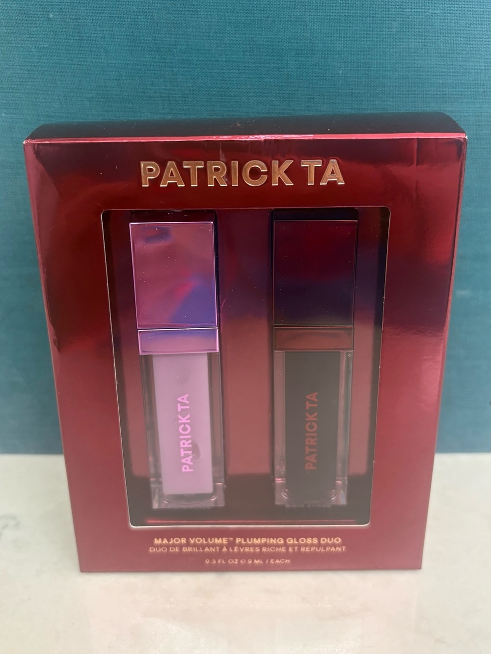 Patrick Ta Major Volume Plumping Gloss Duo — Pink & Deep Berry - MSRP $39